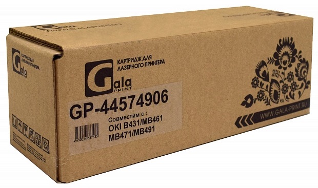 

Картридж GalaPrint GP_44574906 для принтеров Oki B431/B411/B411d/B411dn/B431d/B431dn 10000 копий, GP_44574906