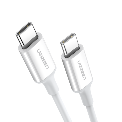 

Кабель UGREEN US264 60519_ USB-C 2.0 Male/USB-C 2.0 Male 3A Data, 1.5м, white, US264