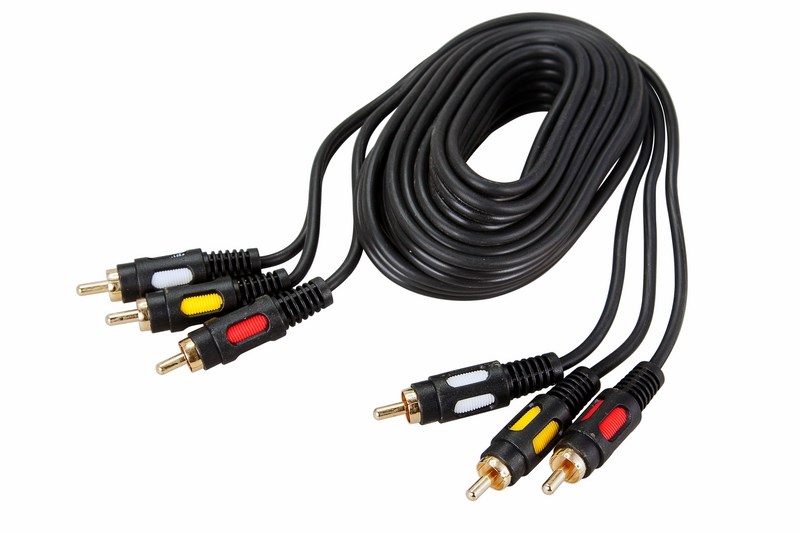 

Кабель Rexant 17-0212 3RCA Plug - 3RCA Plug, 1.5м (GOLD), 17-0212