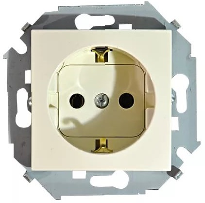 

Розетка Simon 1591432-031 Simon 15 Бежевый с/з, 16А, 250В, винт.заж., 1591432-031