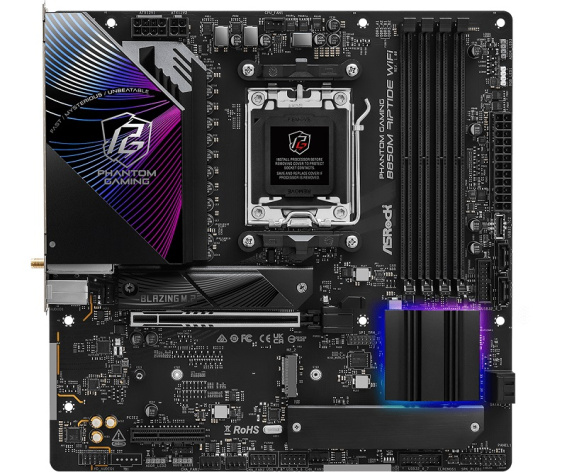 фото Материнская плата mATX ASRock B850M RIPTIDE WIFI