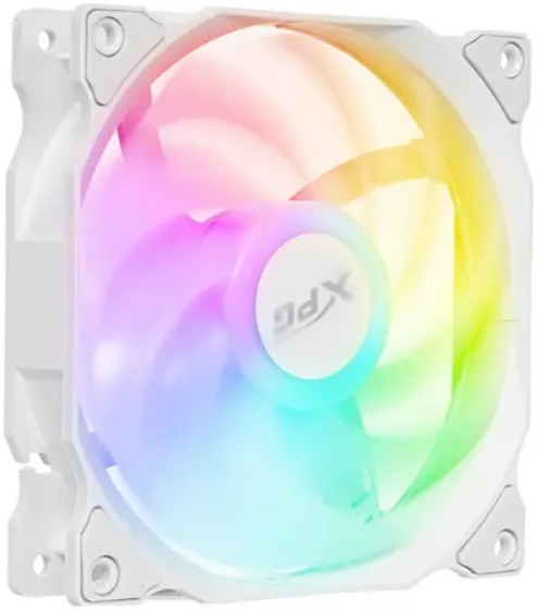 

Вентилятор для корпуса ADATA XPG VENTO 120 ARGB 120x120mm, 300-1850rpm, 50,27CFM, 21dBa, ARGB, 4-pin PWM, white, VENTO 120 ARGB