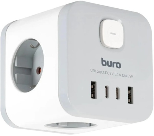фото Разветвитель сетевой Buro BU-PW3UC-W в Казани