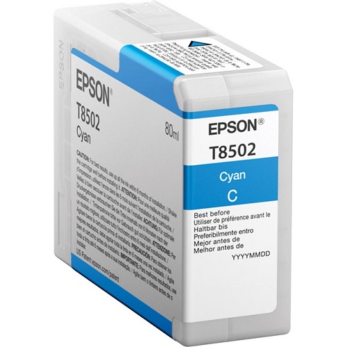 

Картридж Epson C13T850200 для SC-P800 Cyan UltraChrome HD ink 80ml, C13T850200