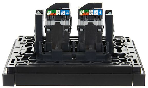 фото Розетка компьютерная двойная IEK FP-K20-1-K02 в Уфе