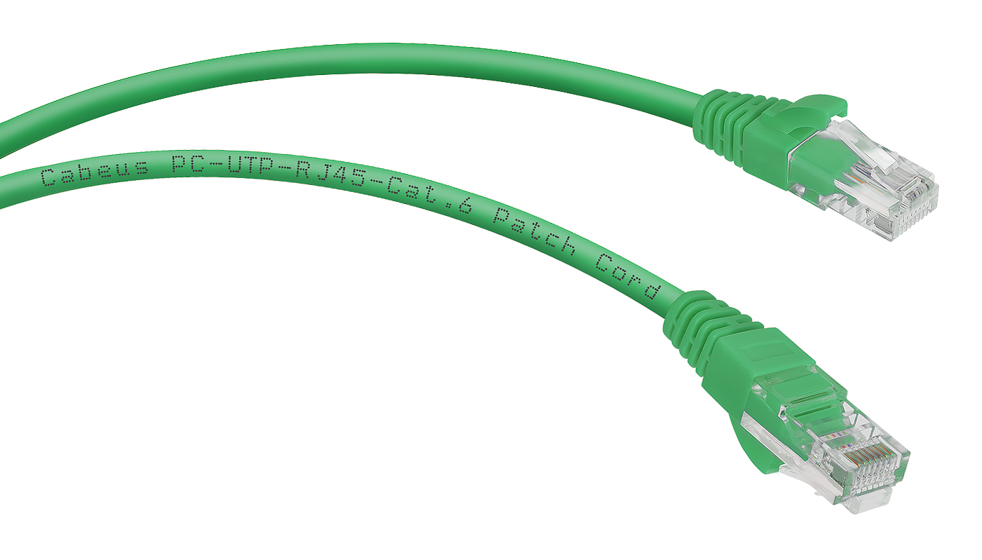 

Кабель патч-корд U/UTP 6 кат. 3м Cabeus PC-UTP-RJ45-Cat.6-3m-GN-LSZH 2xRJ45/8p8c, неэкранированный, зеленый, LSZH, PC-UTP-RJ45-Cat.6-3m-GN-LSZH