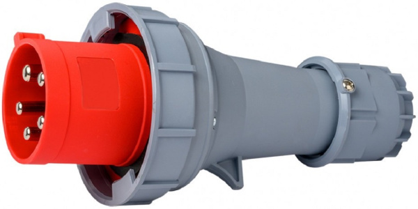 Изображение товара Вилка DEKraft 26117DEK перен. 3Р+РЕ+N 125А 380В IP67 IP67 пластиковая