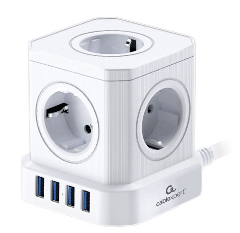 фото Сетевой фильтр  Cablexpert TWR-5-U4-W-3 в Уфе