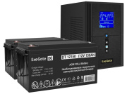 фото Комплект Exegate SineTower SZ-1500.LCD.AVR.2SH.1C13.USB