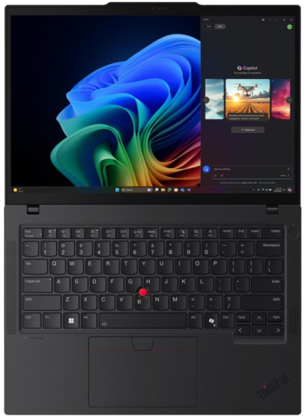 фото Ноутбук Lenovo ThinkPad T14 Gen 6 14" (Intel Core Ultra 5, 16Гб DDR5, SSD 512 Гб, Arc graphics, Без ОС) Черный [21QDS3SL00]