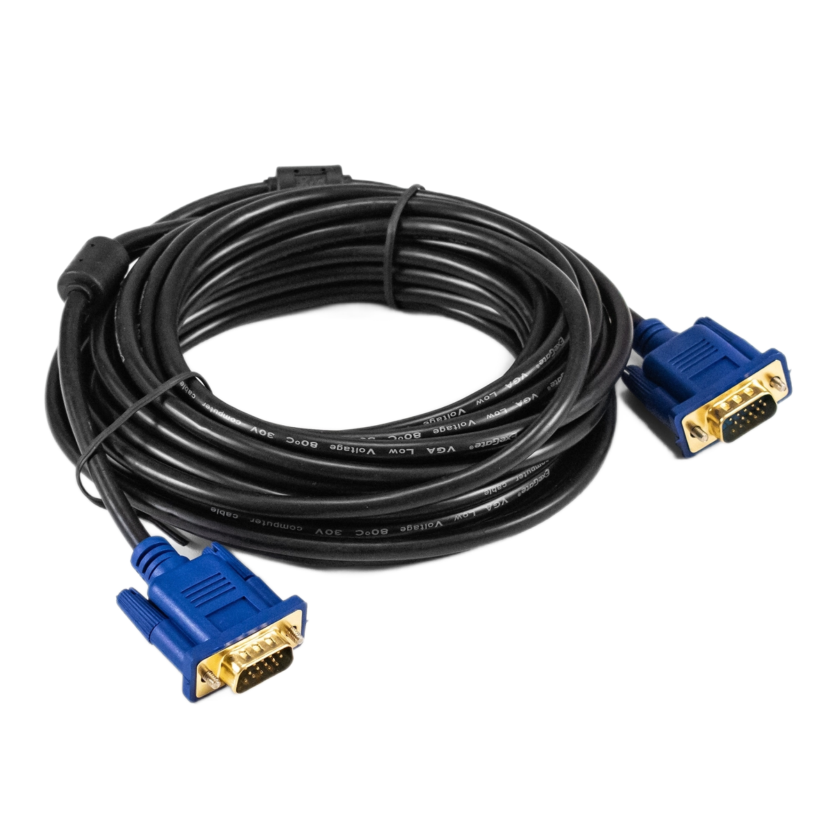 

Кабель VGA Exegate EX-CC-PVGA-15M15M-7.5 EX294726RUS (15M/15M, 7,5м, 2 фильтра, позолоченные контакты, экран), EX-CC-PVGA-15M15M-7.5