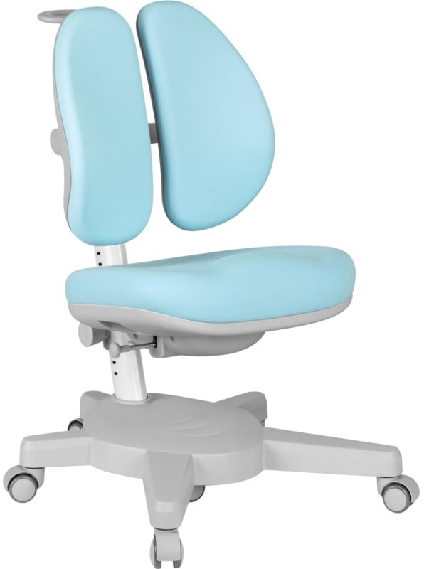 

Кресло Cactus CS-CHR-3604BL голубой крестов. пластик серый, CS-CHR-3604BL