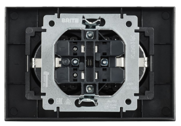 фото Розетка двухместная с заземлением  IEK BR-R27-16-K46-F в Санкт-Петербургe