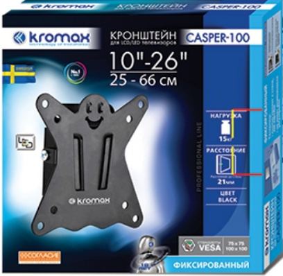 фото Кронштейн настенный Kromax CASPER-100 в Красноярске