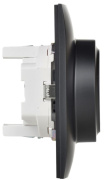 фото Розетка двухместная с заземлением в сборе  IEK SK-R24-16-K02-F