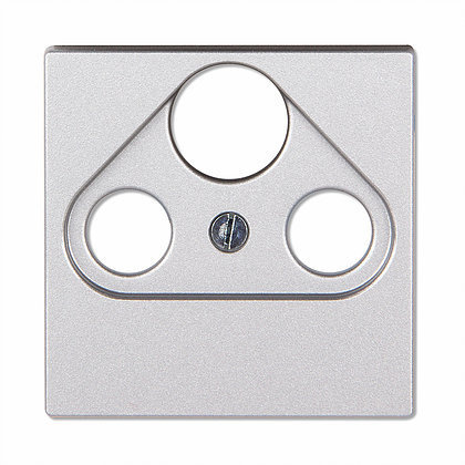 Изображение товара Накладка Jung EP561BFPLSATAL для розеток серии EcoProfi верти&горизонт