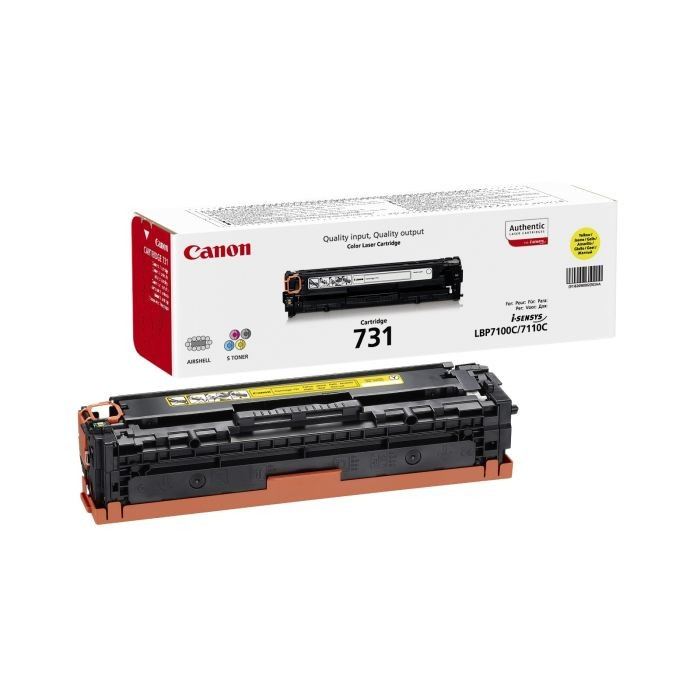 

Картридж Canon 731Y 6269B002 для LBP7100 / LBP7110/MF8230Cn/MF8280Cw Yellow 1500 стр, 731Y