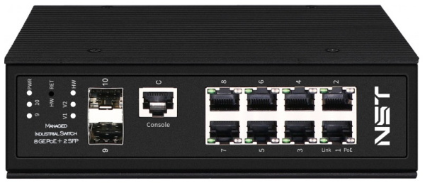 фото Коммутатор промышленный NST NS-SW-8G2G-PL/IM в Омске