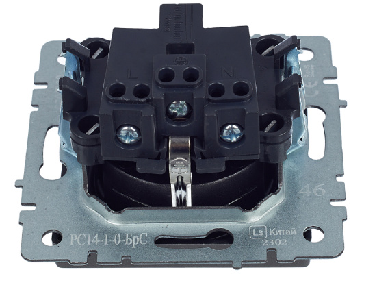 фото Розетка с заземлением  IEK BR-R14-16-K46 в Уфе