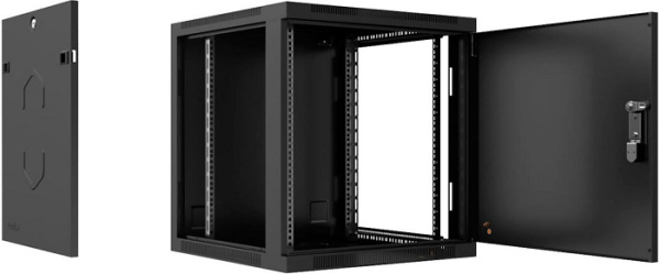 фото Шкаф настенный 19", 12U Cabeus SH-05F-12U60/35m-R-BK в Перми