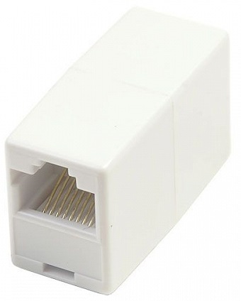 

Адаптер проходной Cablexpert TA350/1 RJ-45F/RJ-45F, TA350/1