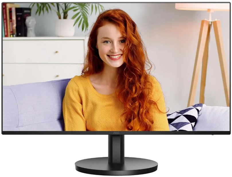 Монитор 27" AOC 27B3CA2 1920х1080, WLED, 16:9, IPS, 250cd, 1300:1, 20M:1, 4ms, 178/178, HDMI, USB-C65W (DP alt), 2xUSB 3.2, 100Hz, Speakers, Tilt, Вну