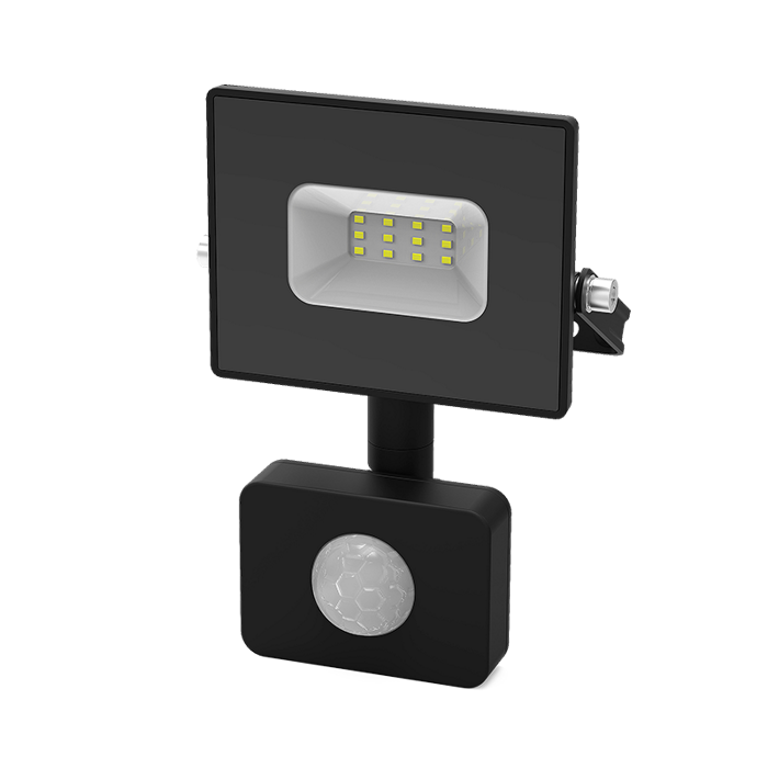 

Прожектор светодиодный Gauss 628511310 Elementary LED 10W 700lm IP65 6500К с датчиком движения, 628511310