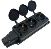 фото Удлинитель iTOK i-CONNECT-COLOR-SUR-KG-325-3-54-10-BLACK