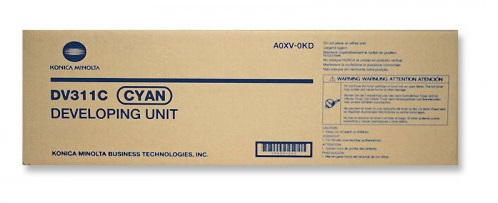 

Блок проявки Konica Minolta A0XV0KD bizhub C220/C280/C360 синий DV-311C (девелопер), A0XV0KD