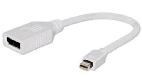 

Переходник Cablexpert A-mDPM-DPF-001-W miniDisplayPort - DisplayPort, 20M/20F, длина 16см, белый, пакет, A-mDPM-DPF-001-W