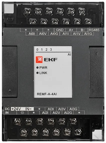 

Модуль аналогового ввода EKF REMF-A-4AI REMF 4 PRO-Logic, REMF-A-4AI
