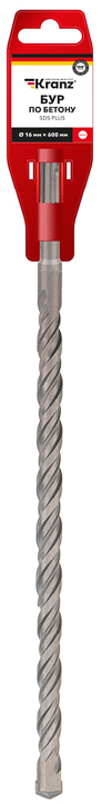 

Бур KRANZ KR-91-0065 по бетону 16x600x540 мм SDS PLUS, KR-91-0065