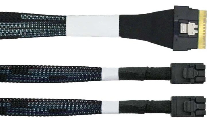 

Кабель LR-LINK LRSF5443(8i)-SAS4.0 SFF-8654 8i to 2xHDminiSAS SFF-8643 Cable ,0.8m (SAS 4.0), LRSF5443(8i)-SAS4.0