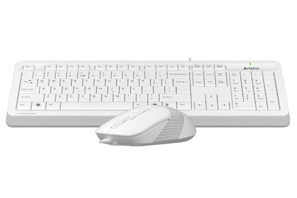 фото Клавиатура и мышь  A4Tech F1010 WHITE в Волгограде