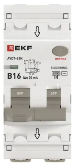 фото Автомат дифференциальный EKF D63N26E16B30 в Челябинске