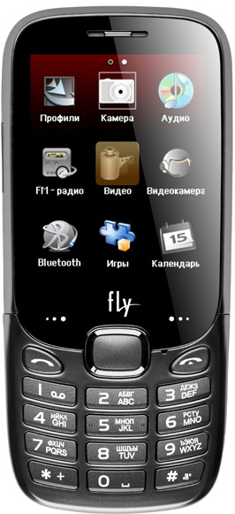 фото Мобильный телефон  Fly E210 Chrome