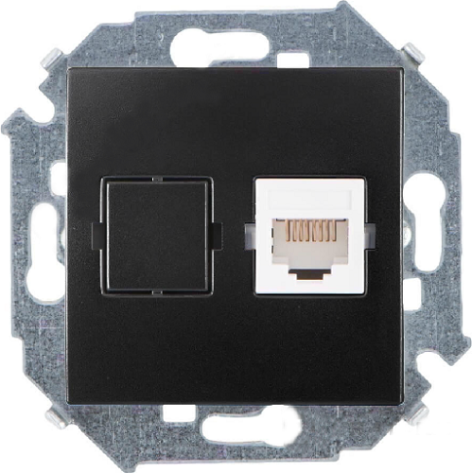 Изображение товара Розетка Simon 1591551-038 с встраиваемым монтажом, белая, 16 А