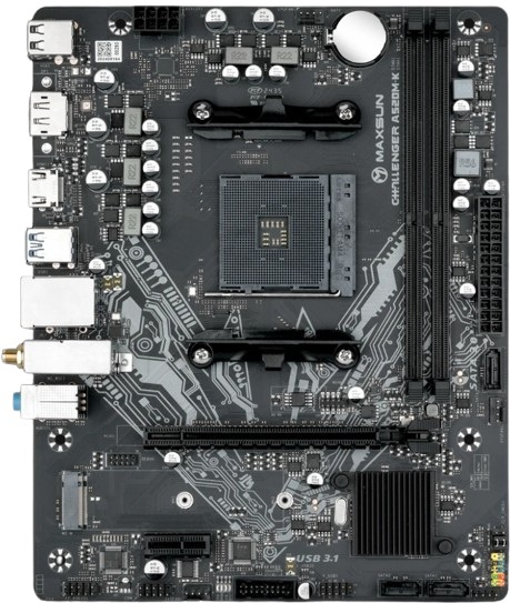 фото Материнская плата mATX MAXSUN MS-Challenger A520M-K WIFI в Волгограде