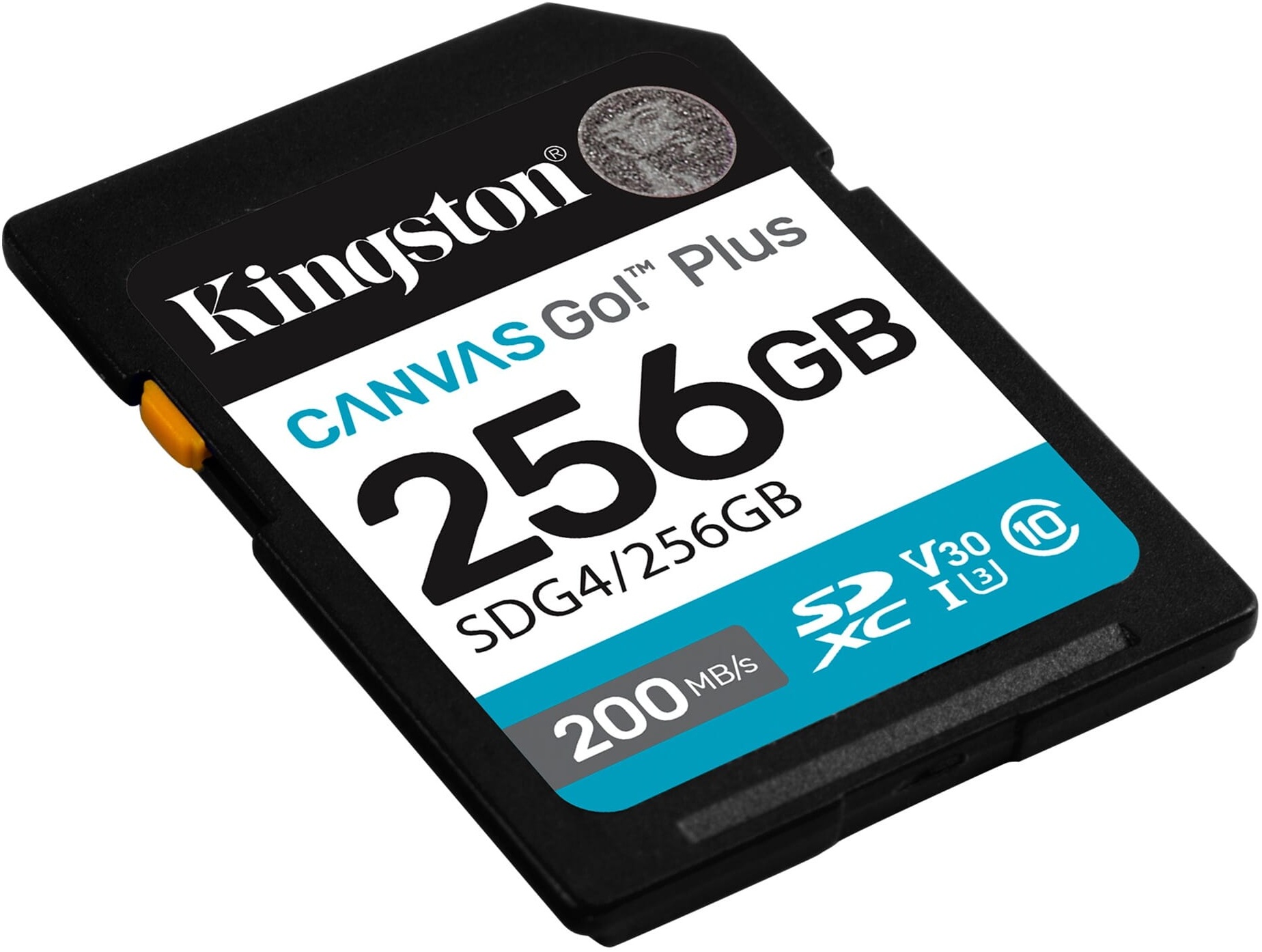 

Карта памяти SDXC 256GB Kingston SDG4/256GB Go Plus G4 200R V30, SDG4/256GB