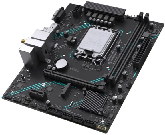 фото Материнская плата mATX MAXSUN MS-H610M 666 WIFI6 ARGB в Уфе