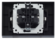 фото Розетка двухместная с заземлением в сборе  IEK BR-R24-16-K53-F