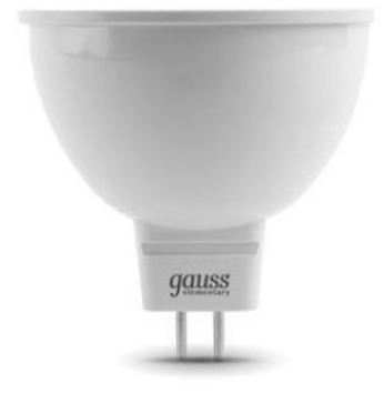 

Лампа светодиодная Gauss 13529 LED Elementary MR16 GU5.3 9W 4100K 1/10/100, 13529
