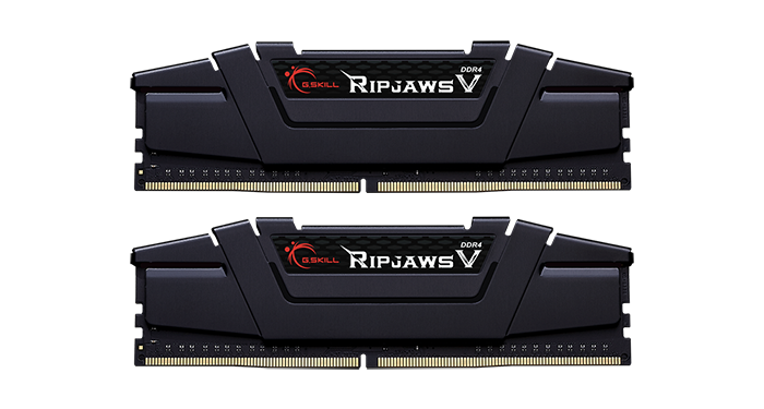 

Модуль памяти DDR4 32GB (2*16GB) G.Skill F4-3600C18D-32GVK Ripjaws V PC4-28800 3600MHz CL18 XMP радиатор 1.35V, F4-3600C18D-32GVK