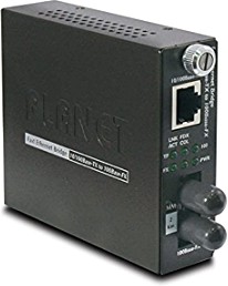 

Медиа-конвертер Planet FST-801-EU 10/100Base-TX to 100Base-FX (ST, MM) Smart Media Converter-2km, FST-801-EU