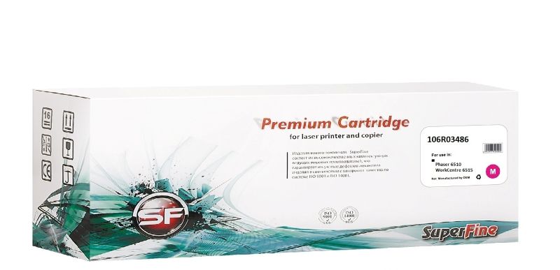 

Картридж SuperFine SF-106R03486 для Xerox 106R03486 Phaser-6510/WC-6515 4.3K Magenta, SF-106R03486