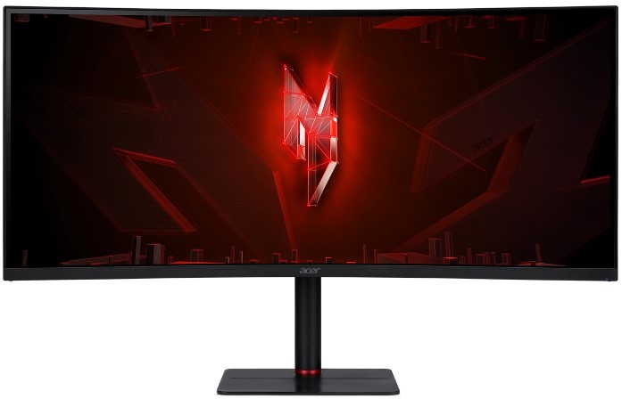 

Монитор 34" Acer XV345CURV3bmiphuzx UM.CX5EE.301 black, 3440x1440, 1/0,5ms, 300cd, 180Hz, 21:9, Curved 1000R, HDMI, DP, Type-C, 2*USB 2.0, USB-B, SPK, XV345CURV3bmiphuzx