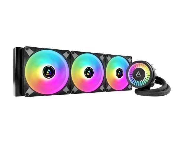 

Система охлаждения жидкостная ARCTIC Liquid Freezer III 420 A-RGB ACFRE00145A LGA1700/AM5/AM4 (3*140mm fan, 200-1700rpm, 72.8CFM, 4 pin PWM, black), Liquid Freezer III 420 A-RGB