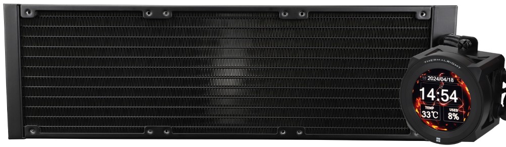 

Система охлаждения жидкостная Thermalright Core Vision 360 Black X LGA115x/1200/1700/1851/AM4/AM5 (3*120mm, 2000rpm, 72.37CFM, 27.7dBa, 4-pin PWM), Core Vision 360 Black X
