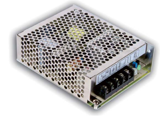 

Преобразователь AC-DC сетевой Mean Well RS-75-5 источник питания 5В с универсальным входом от 88 до 264 В AC, мощность 75Вт, конструктивное исполнение, RS-75-5