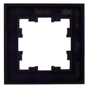 фото Рамка одинарная IEK BR-M12-G-K02